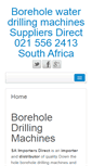 Mobile Screenshot of boreholemachines.co.za